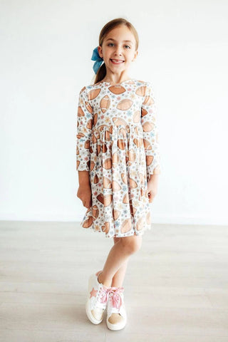 Mila & Rose - Mila & Rose Football Friday L/S Pocket Twirl Dress - Classy Rascals Boutique