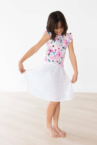 Mila & Rose - Mila & Rose - Pretty in Purple S/S Ruffle Tee - Classy Rascals Boutique