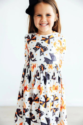 Mila & Rose - Mila & Rose Trick or Twirl 3/4 Sleeve Pocket Dress - Classy Rascals Boutique