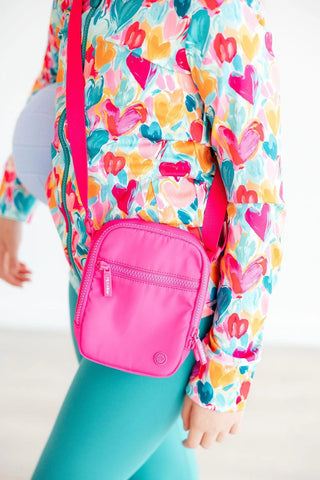 Mila & Rose Heart Hustle Full-Zip Ruffle Active Jacket