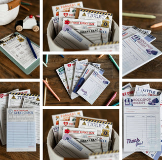 Milk Thread and Honey - Milk Thread and Honey - Pretend Play Doctor Medical Check-up Notepad - Classy Rascals Boutique