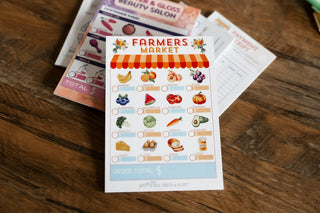 Milk Thread and Honey - Milk Thread and Honey - Pretend Play Farmer's Market Notepad - Classy Rascals Boutique