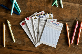 Milk Thread and Honey - Milk Thread and Honey - Pretend Play Library Book Checkout Notepad - Classy Rascals Boutique