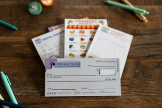 Milk Thread and Honey - Milk Thread and Honey - Pretend Play Phone Memo Notepad - Classy Rascals Boutique