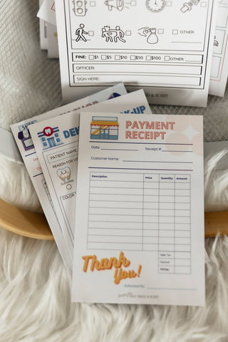 Milk Thread and Honey - Milk Thread and Honey - Pretend Play Phone Memo Notepad - Classy Rascals Boutique