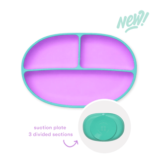 morepeas - morepeas - Color Pop Suction Plate - Classy Rascals Boutique