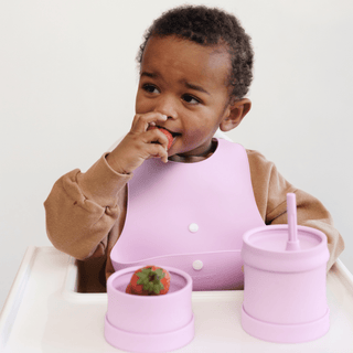 morepeas - morepeas - Roll & Snap Bib - Dreamy - Classy Rascals Boutique