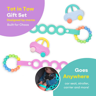 morepeas - morepeas - Tot in Tow Teething Set - Classy Rascals Boutique