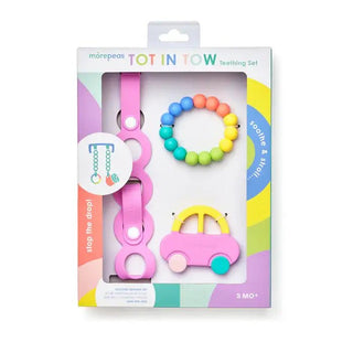 morepeas - morepeas - Tot in Tow Teething Set - Classy Rascals Boutique