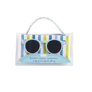 Mud Pie - Mud Pie Bendable Baby Boy Sunglasses Blue - Classy Rascals Boutique