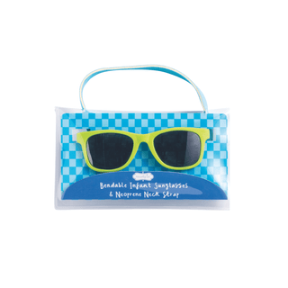 Mud Pie - Mud Pie Bendable Baby Sunglasses Neon Green - Classy Rascals Boutique