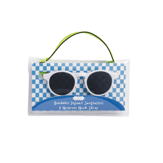 Mud Pie - Mud Pie Bendable Baby Sunglasses White - Classy Rascals Boutique