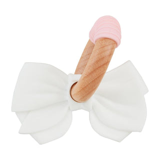 Mud Pie - Mud Pie Bow Teether - Classy Rascals Boutique