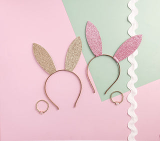 Mud Pie - Mud Pie Bunny Headband & Bracelet Set - Classy Rascals Boutique