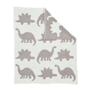 Mud Pie - Mud Pie Chenille Blanket Dino - Classy Rascals Boutique