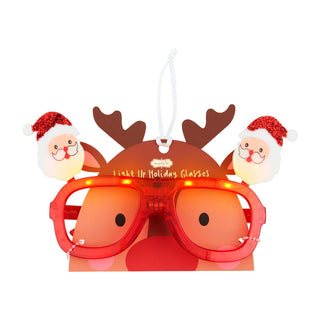 Mud Pie - Mud Pie Christmas LED Glasses - Classy Rascals Boutique