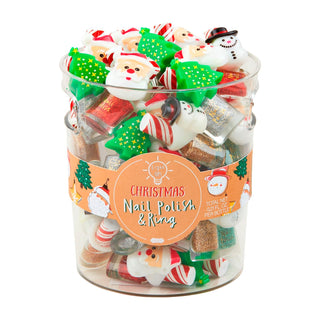 Mud Pie - Mud Pie Christmas Nail Polish & Rings Sets - Classy Rascals Boutique