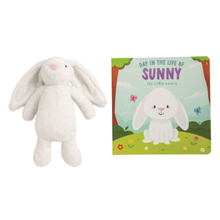 Mud Pie - Mud Pie Day in the Life of Sunny the Bunny Book & Plush Set - Classy Rascals Boutique