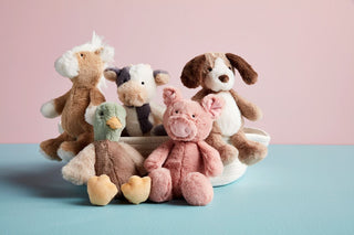 Mud Pie - Mud Pie Farm Plush Rattles - Classy Rascals Boutique