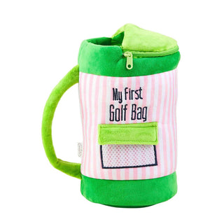 Mud Pie - Mud Pie Golf Bag Plush Set Pink - Classy Rascals Boutique