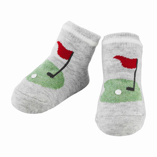 Mud Pie - Mud Pie Golf Flag Sock - Classy Rascals Boutique