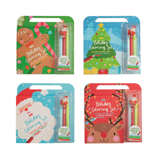 Mud Pie - Mud Pie Holiday Coloring Book & Erasable Marker Set - Classy Rascals Boutique