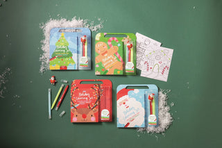 Mud Pie - Mud Pie Holiday Coloring Book & Erasable Marker Set - Classy Rascals Boutique