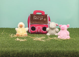 Mud Pie - Mud Pie My Farm Plush Set - Classy Rascals Boutique