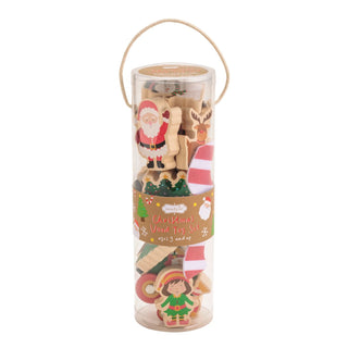 Mud Pie - Mud Pie North Pole Wood Set - Classy Rascals Boutique