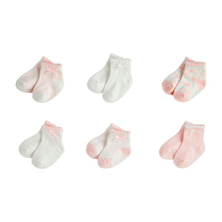 Mud Pie - Mud Pie Pink Baby Socks - Classy Rascals Boutique