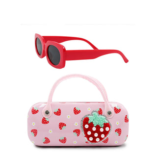 OMG Accessories - OMG Accessories - Strawberry Case and Sunglass - Classy Rascals Boutique