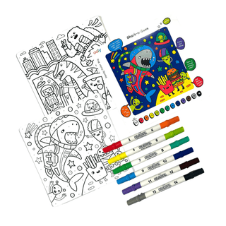 OOLY - OOLY - Colortopia Color by Number Paint Marker Kit - Epic Adventure - Classy Rascals Boutique