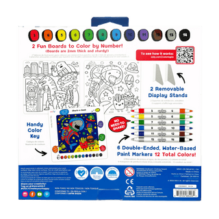 OOLY - OOLY - Colortopia Color by Number Paint Marker Kit - Epic Adventure - Classy Rascals Boutique