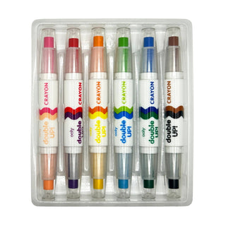 OOLY - OOLY - Double Up! Double - Ended Crayons (Set of 6 / 12 Colors) - Classy Rascals Boutique