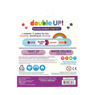 OOLY - OOLY - Double Up! Double - Ended Crayons (Set of 6 / 12 Colors) - Classy Rascals Boutique