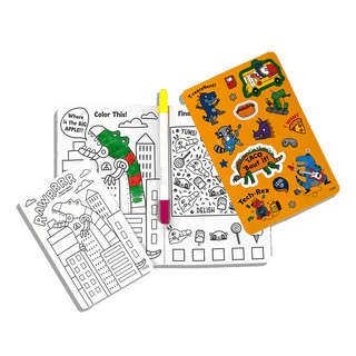 OOLY - OOLY - Let's Go! Activity & Coloring Kit Robo Dino - Classy Rascals Boutique