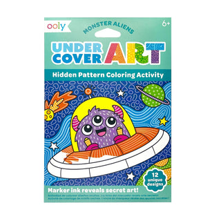 OOLY - OOLY - Undercover Art Hidden Patterns Coloring - Monster Aliens - Classy Rascals Boutique