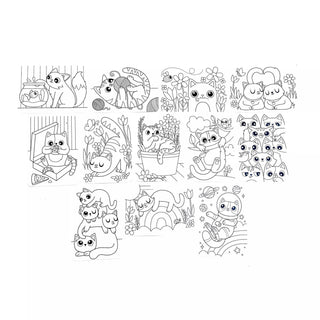 OOLY - OOLY - Undercover Art Hidden Patterns Coloring - Smitten Kitten - Classy Rascals Boutique