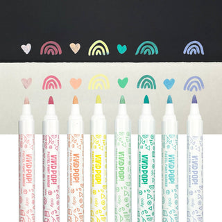 OOLY - OOLY - Vivid Pop! Water - Based Paint Markers: Pastel (Set of 8) - Classy Rascals Boutique
