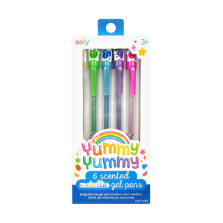 OOLY - OOLY - Yummy Yummy Scented Gel Pens - Metallic (Set of 6) - Classy Rascals Boutique