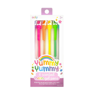 OOLY - OOLY - Yummy Yummy Scented Gel Pens - Neon (Set of 6) - Classy Rascals Boutique