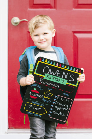 Pearhead - Pearhead - First and Last Day of School Reversible Chalkboard - Classy Rascals Boutique