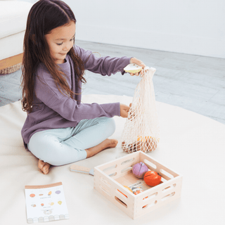 Pearhead - Pearhead Wooden Farmers Market Toy Set | 21-Piece Pretend Play - Classy Rascals Boutique