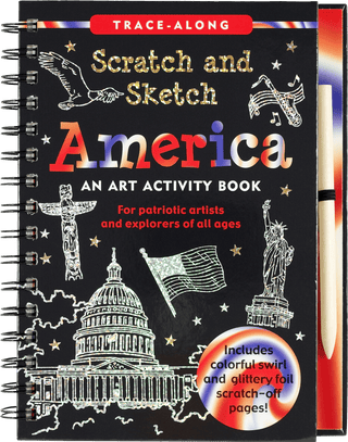 Peter Pauper Press - Peter Pauper Press - America Scratch and Sketch - Classy Rascals Boutique
