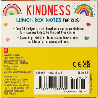 Peter Pauper Press - Peter Pauper Press - Kindness Lunch Box Notes For Kids! - Classy Rascals Boutique