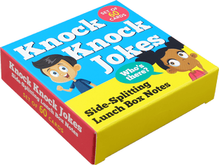 Peter Pauper Press - Peter Pauper Press - Knock Knock Jokes Lunch Box Notes (Set of 60 Cards) - Classy Rascals Boutique