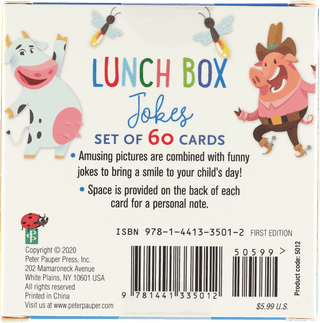 Peter Pauper Press - Peter Pauper Press - Lunch Box Jokes for Kids - Classy Rascals Boutique