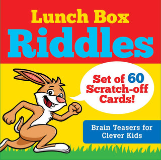 Peter Pauper Press - Peter Pauper Press Lunch Box Riddles Scratch-Off Deck | 60 Cards - Classy Rascals Boutique