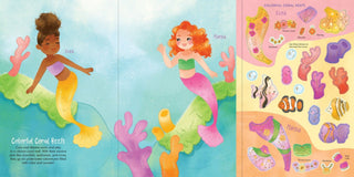 Peter Pauper Press - Peter Pauper Press - Mermaids Sticker Doll Dress - Up Book - Classy Rascals Boutique