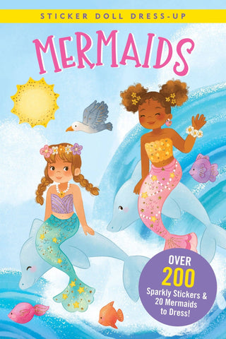 Peter Pauper Press - Peter Pauper Press - Mermaids Sticker Doll Dress - Up Book - Classy Rascals Boutique